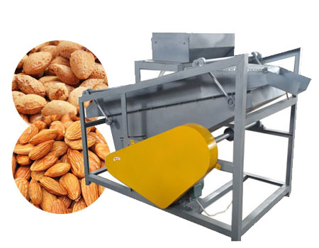Almond shelling machine