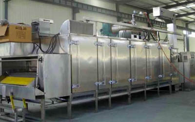 Peanut roaster production line