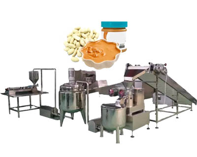 Automatic peanut butter production line