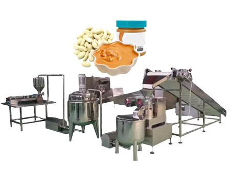 Peanut butter production line