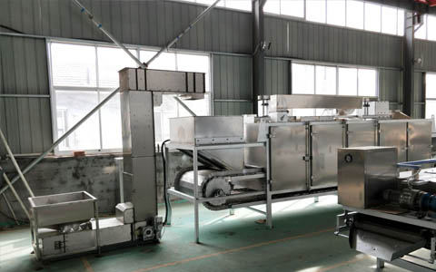 Peanut roasting production line