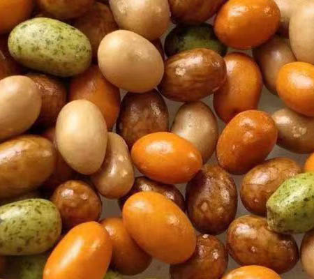 Skin peanuts