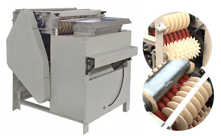 Peanut peeling machine