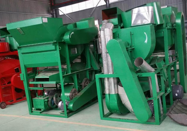 Italian customer purchased two sets of peanut sheller